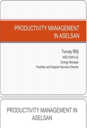 4th National Productivity Congress - ASELSAN